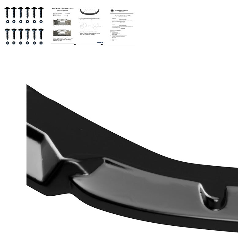 Oneway Frontspoiler passend für Skoda Kodiaq I Facelift 2021-2024 exkl. Sportline/RS - Schwarz glänzend