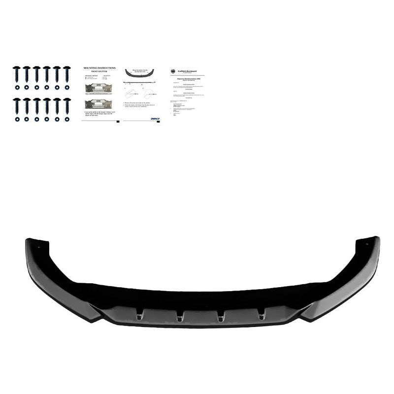 Oneway Frontspoiler passend für Cupra Leon HB/ST 2020-2024 - Schwarz glänzend