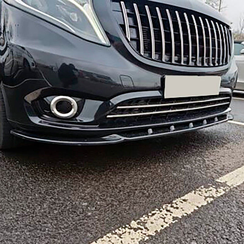 Oneway Frontspoiler passend für Mercedes Vito W447 2014- - Schwarz glänzend