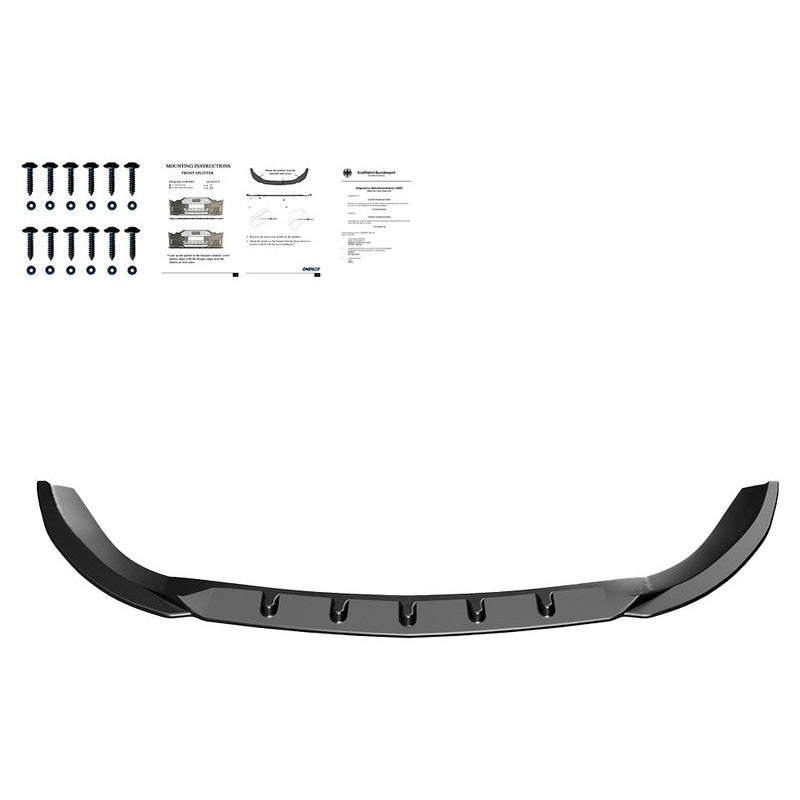Oneway Frontspoiler passend für Mercedes Vito W447 2014- - Schwarz glänzend