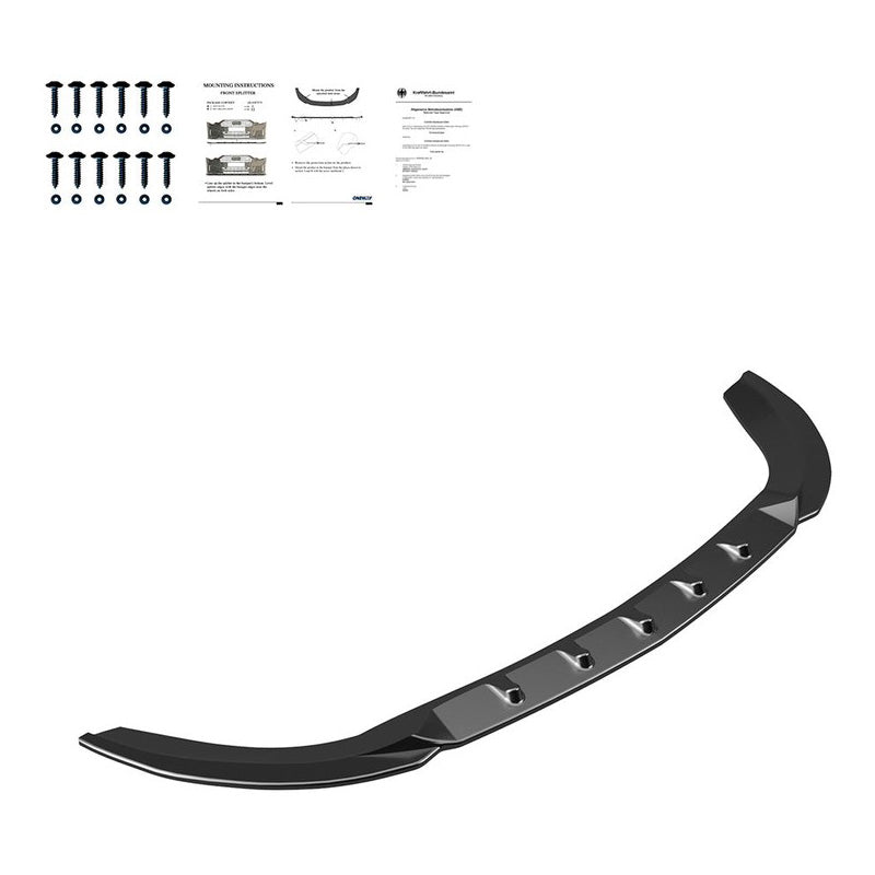Oneway Frontspoiler passend für Mercedes Vito W447 2014- - Schwarz glänzend