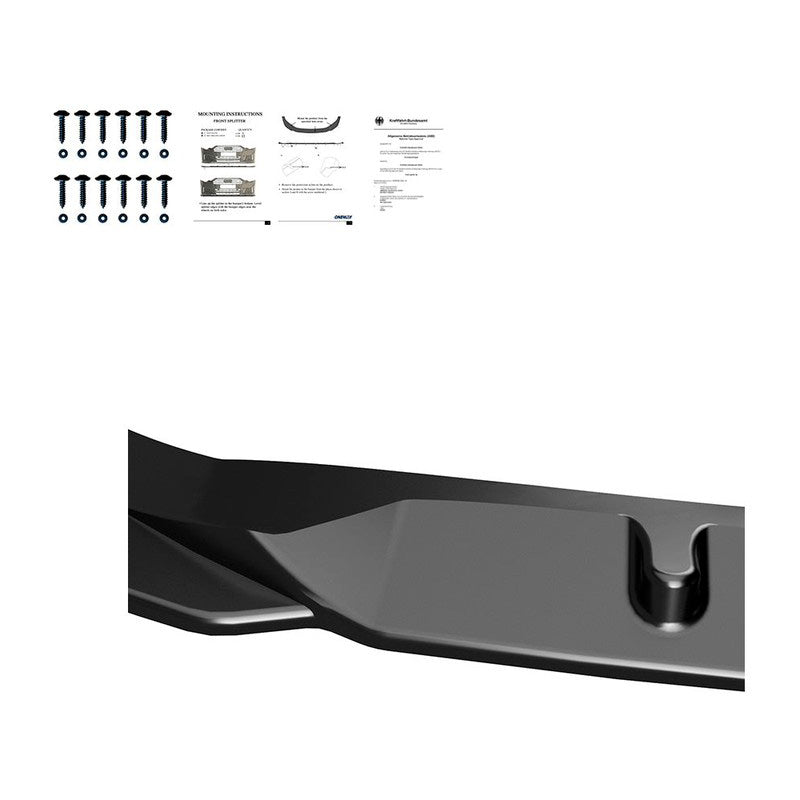Oneway Frontspoiler passend für Mercedes Vito W447 2014- - Schwarz glänzend