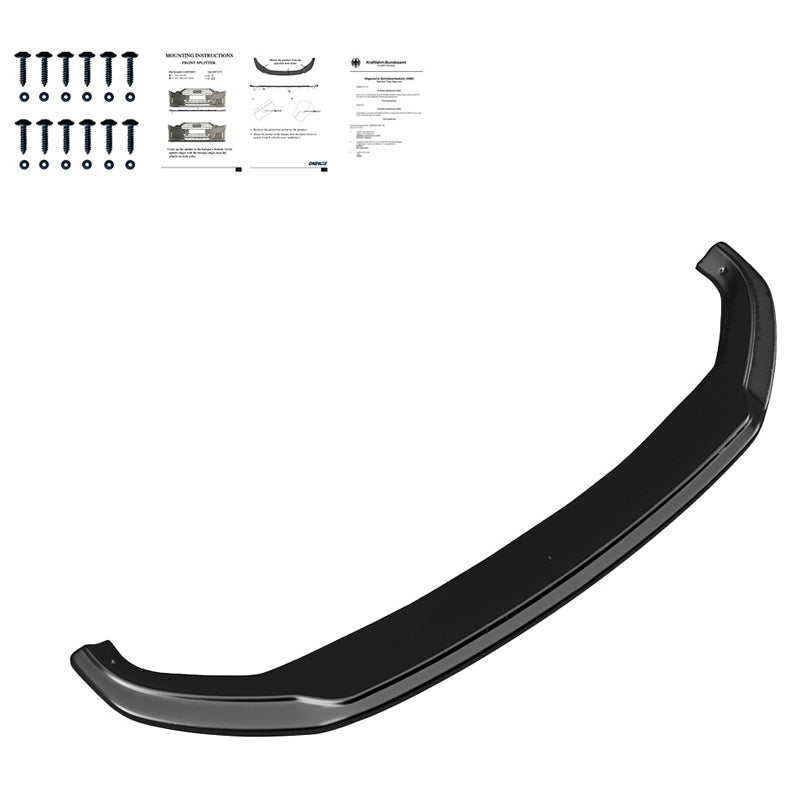 Oneway Frontspoiler passend für Audi Q5/SQ5 (FY) 2017-2020 - Schwarz glänzend