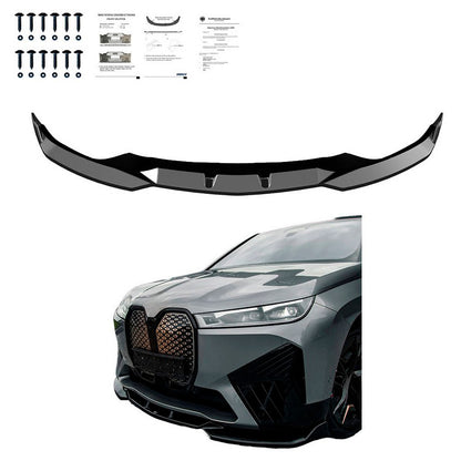 Oneway Frontspoiler passend für BMW iX M-Pack i20 2021- - Schwarz glänzend