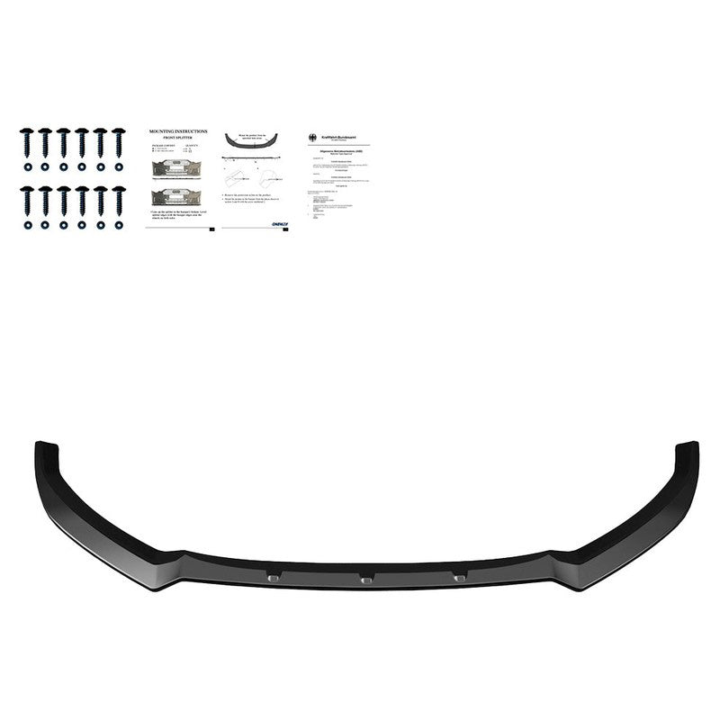 Oneway Frontspoiler passend für Audi S3 Sportback 8V Facelift 2016-2020 - Schwarz glänzend