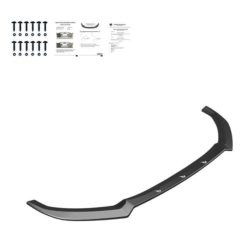Oneway Frontspoiler passend für Audi S3 Sportback 8V Facelift 2016-2020 - Schwarz glänzend