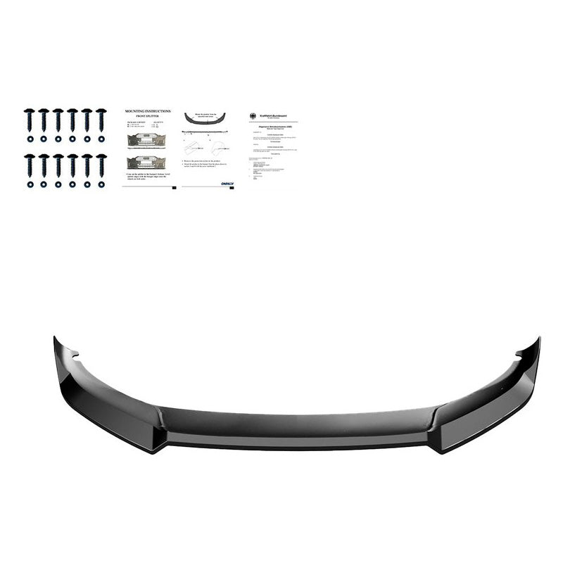 Oneway Frontspoiler passend für Cupra Formentor 2020-2024 exkl. VZ5 - Version 2 - Schwarz glänzend