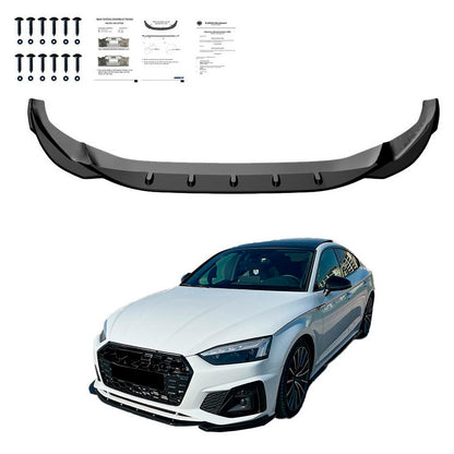 Oneway Frontspoiler passend für Audi A5 S-Line/S5 F5 Facelift 2019- - Schwarz glänzend