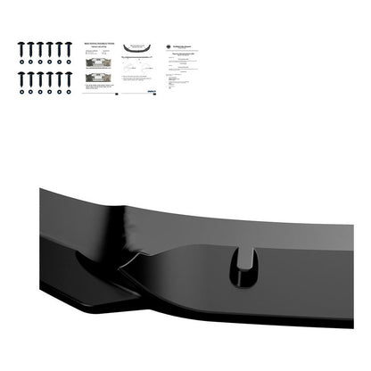Oneway Frontspoiler passend für Audi RS Q8 MK1 2019-2023 - Schwarz glänzend