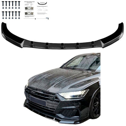 Oneway Frontspoiler passend für Audi A7 S-Line/S7 C8 2018- - Schwarz glänzend