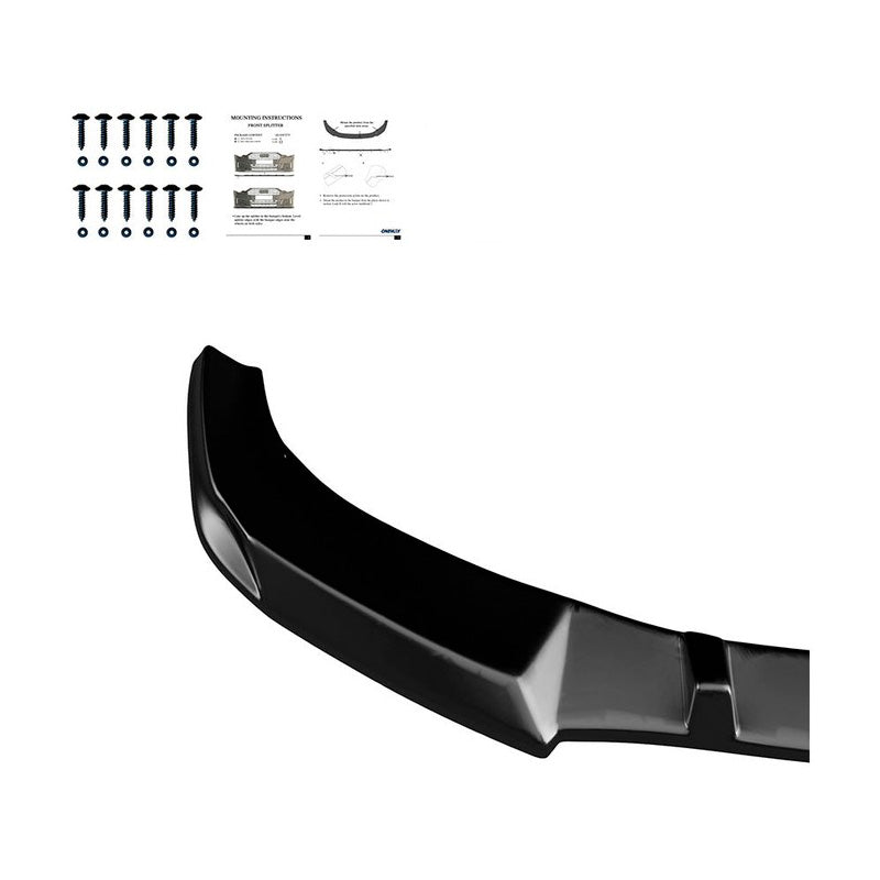 Oneway Frontspoiler passend für Audi A7 S-Line/S7 C8 2018- - Schwarz glänzend