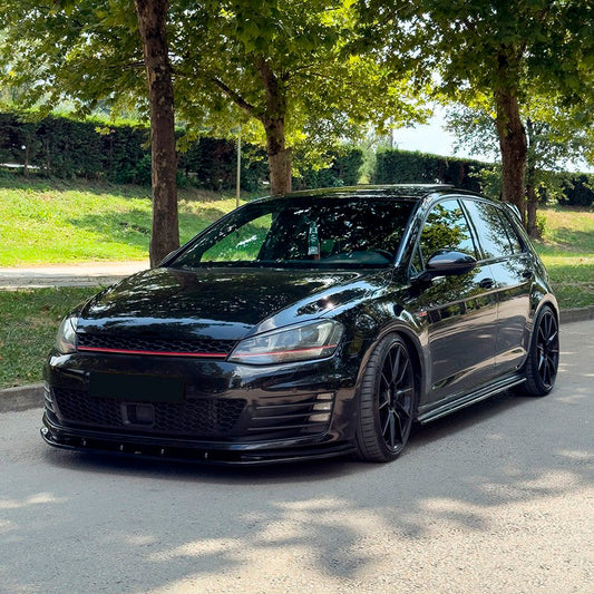 Oneway Frontspoiler passend für Volkswagen Golf VII HB/Variant GTi/GTD 2013-2016 - Schwarz glänzend