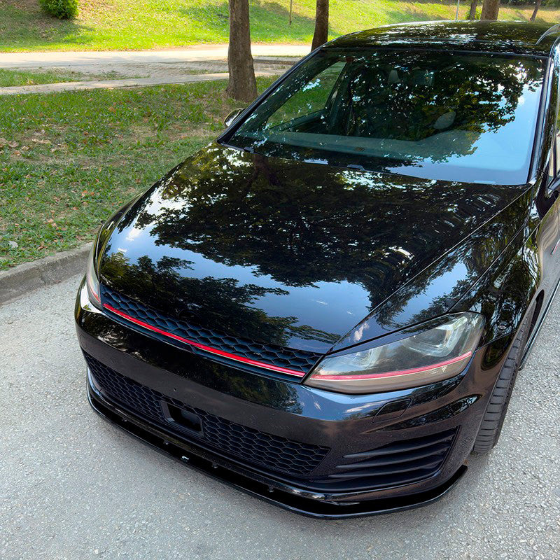 Oneway Frontspoiler passend für Volkswagen Golf VII HB/Variant GTi/GTD 2013-2016 - Schwarz glänzend