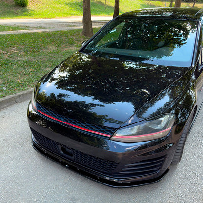 Oneway Frontspoiler passend für Volkswagen Golf VII HB/Variant GTi/GTD 2013-2016 - Schwarz glänzend