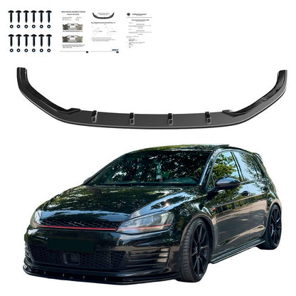 Oneway Frontspoiler passend für Volkswagen Golf VII HB/Variant GTi/GTD 2013-2016 - Schwarz glänzend