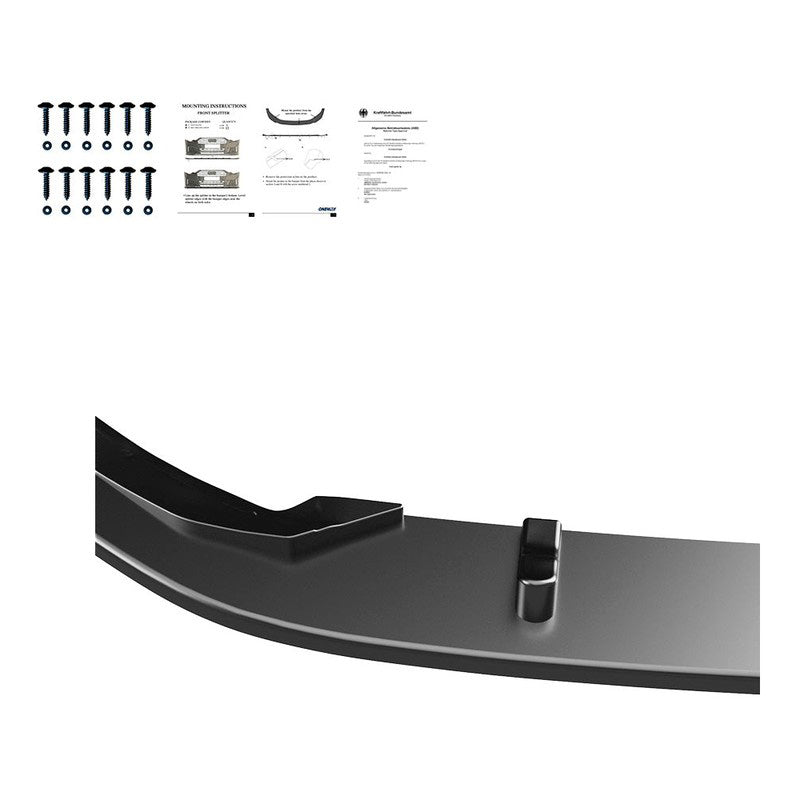 Oneway Frontspoiler passend für Volkswagen Golf VII HB/Variant GTi/GTD 2013-2016 - Schwarz glänzend