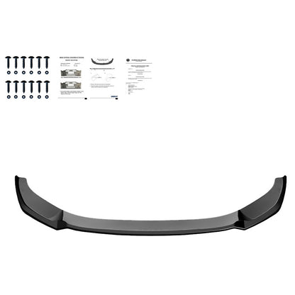 Oneway Frontspoiler passend für Audi A6 S-Line/S6 C8 (Limousine/Avant) 2018- - Version 2 - Schwarz glänzend