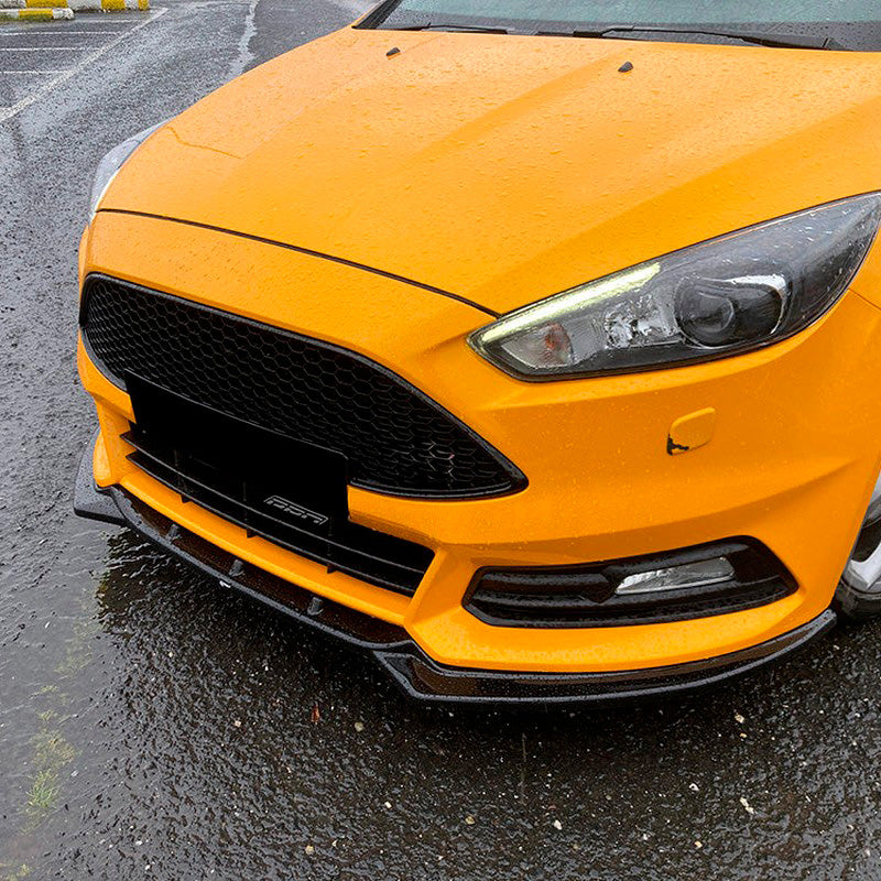 Oneway Frontspoiler passend für Ford Focus ST MK3 HB/Kombi Facelift 2015-2018 - Schwarz glänzend