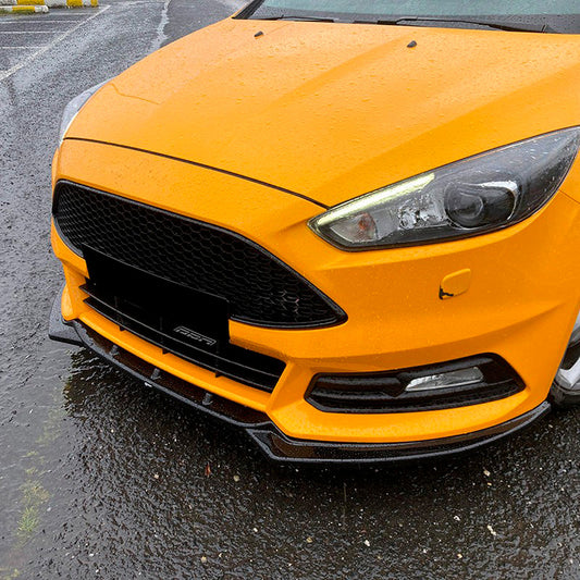 Oneway Frontspoiler passend für Ford Focus ST MK3 HB/Kombi Facelift 2015-2018 - Schwarz glänzend