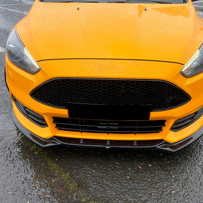 Oneway Frontspoiler passend für Ford Focus ST MK3 HB/Kombi Facelift 2015-2018 - Schwarz glänzend
