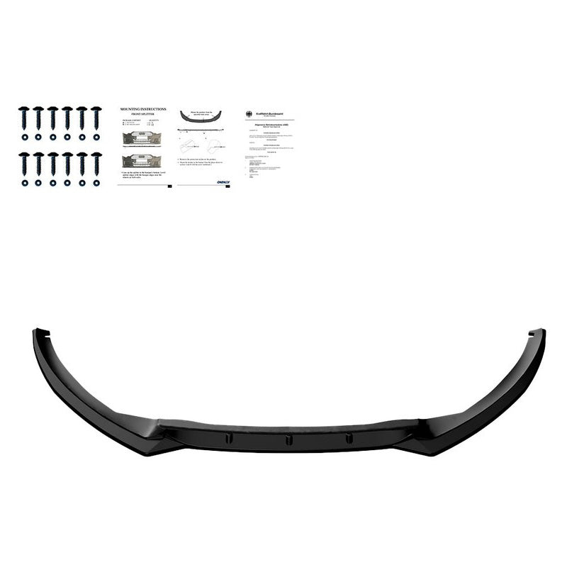Oneway Frontspoiler passend für Ford Focus ST MK3 HB/Kombi Facelift 2015-2018 - Schwarz glänzend