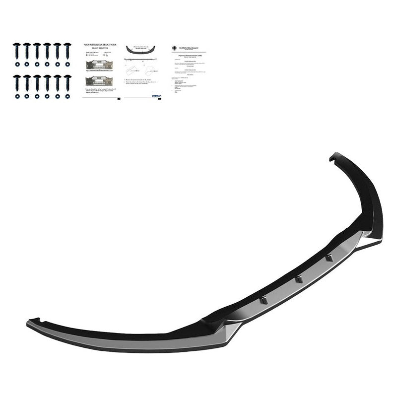 Oneway Frontspoiler passend für Ford Focus ST MK3 HB/Kombi Facelift 2015-2018 - Schwarz glänzend