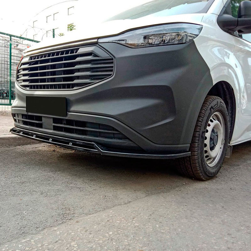 Oneway Frontspoiler passend für Ford Transit Custom MK2 2023- - Version 2 - Schwarz glänzend