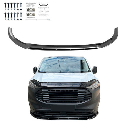 Oneway Frontspoiler passend für Ford Transit Custom MK2 2023- - Version 2 - Schwarz glänzend
