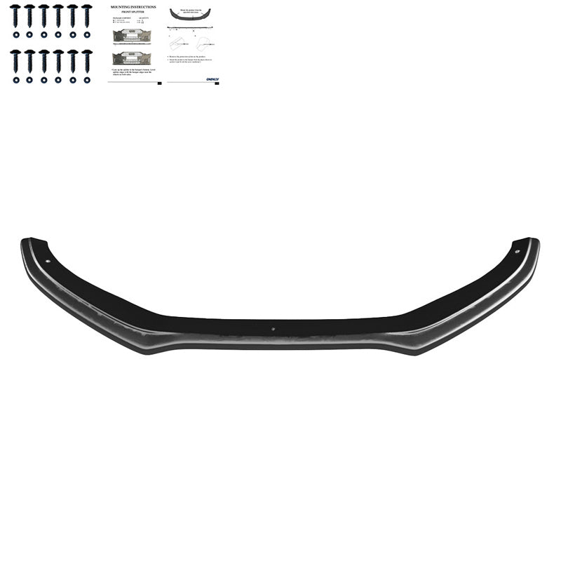 Oneway Frontspoiler passend für Audi A4 S-Line/S4 B8 Facelift 2012-2015 - Schwarz glänzend