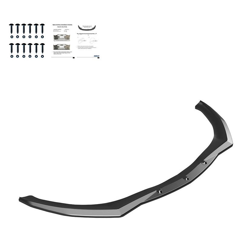 Oneway Frontspoiler passend für Alfa Romeo Giulietta 2010-2020 - Schwarz glänzend