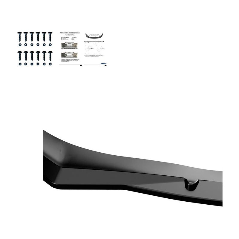 Oneway Frontspoiler passend für Alfa Romeo Giulietta 2010-2020 - Schwarz glänzend