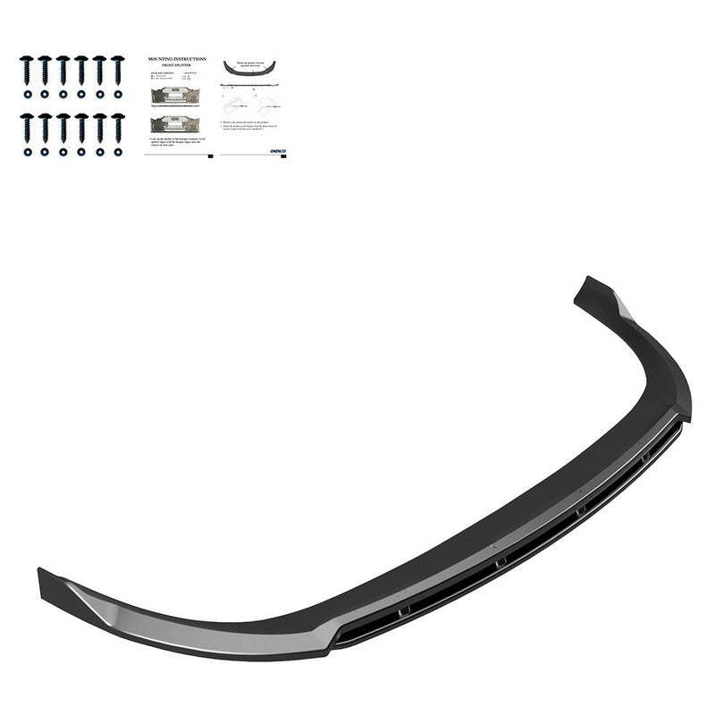 Oneway Frontspoiler passend für Renault Trafic 2022- - Schwarz glänzend