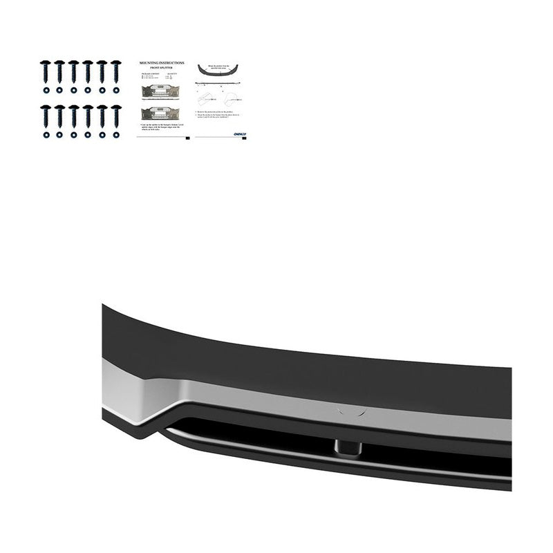 Oneway Frontspoiler passend für Renault Trafic 2022- - Schwarz glänzend
