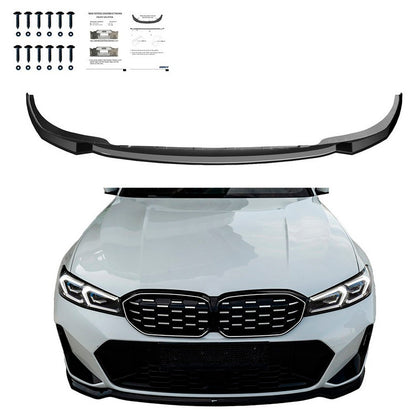 Oneway Frontspoiler passend für BMW 3er G20/G21/M340i M-Pack Facelift 2022- - Schwarz glänzend