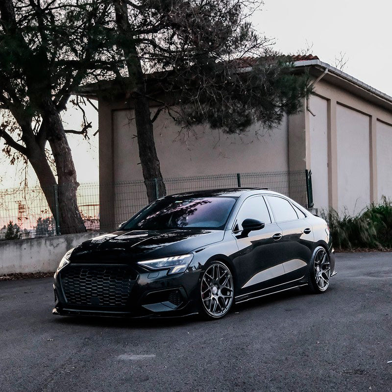 Oneway Frontspoiler passend für Audi A3 (8Y) Limousine/Sportback 2020-2024 exkl. S-Line/S3/RS3 - Schwarz glänzend