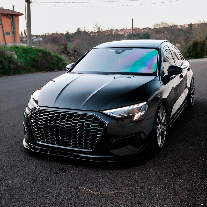 Oneway Frontspoiler passend für Audi A3 (8Y) Limousine/Sportback 2020-2024 exkl. S-Line/S3/RS3 - Schwarz glänzend