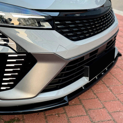 Oneway Frontspoiler passend für Renault Clio V Facelift 2023- - Schwarz glänzend