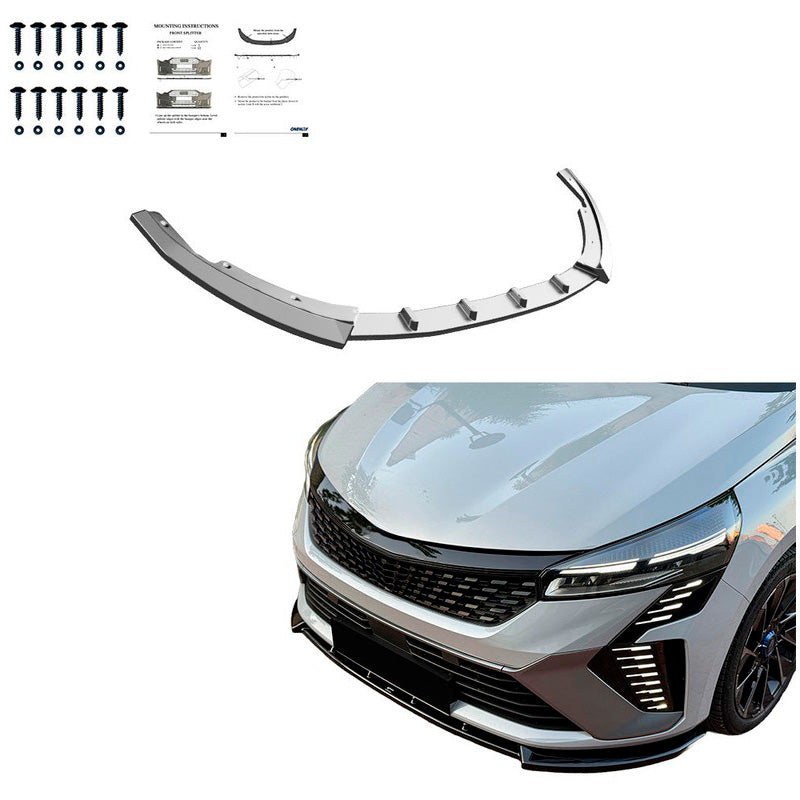 Oneway Frontspoiler passend für Renault Clio V Facelift 2023- - Schwarz glänzend