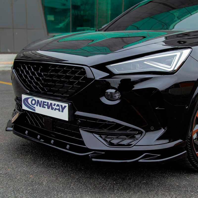 Oneway Frontspoiler passend für Cupra Formentor 2020-2024 exkl. VZ5 - Version 3 - Schwarz glänzend