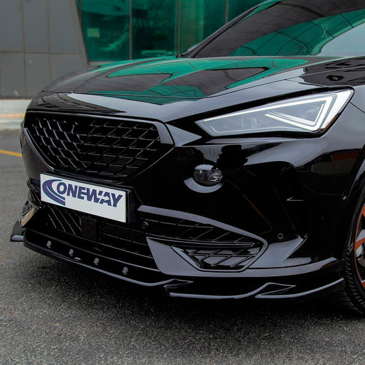 Oneway Frontspoiler passend für Cupra Formentor 2020-2024 exkl. VZ5 - Version 3 - Schwarz glänzend
