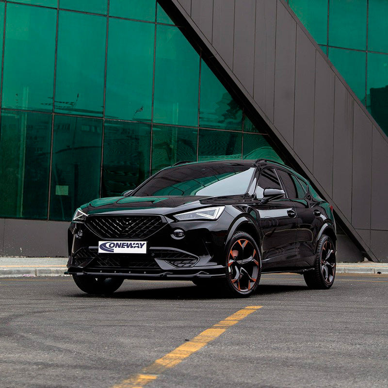 Oneway Frontspoiler passend für Cupra Formentor 2020-2024 exkl. VZ5 - Version 3 - Schwarz glänzend