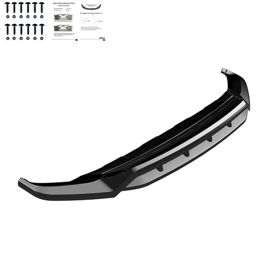 Oneway Frontspoiler passend für Volkswagen Touareg III R-Line Facelift 2024- - Schwarz glänzend