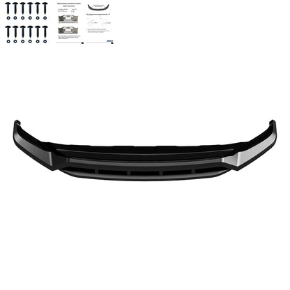 Oneway Frontspoiler passend für Volkswagen Touareg III R-Line Facelift 2024- - Schwarz glänzend