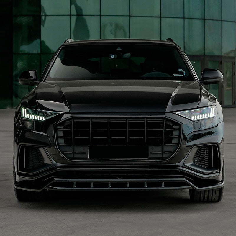 Oneway Frontspoiler passend für Audi Q8 S-Line & SQ8 MK1 2018-2023 - Schwarz glänzend