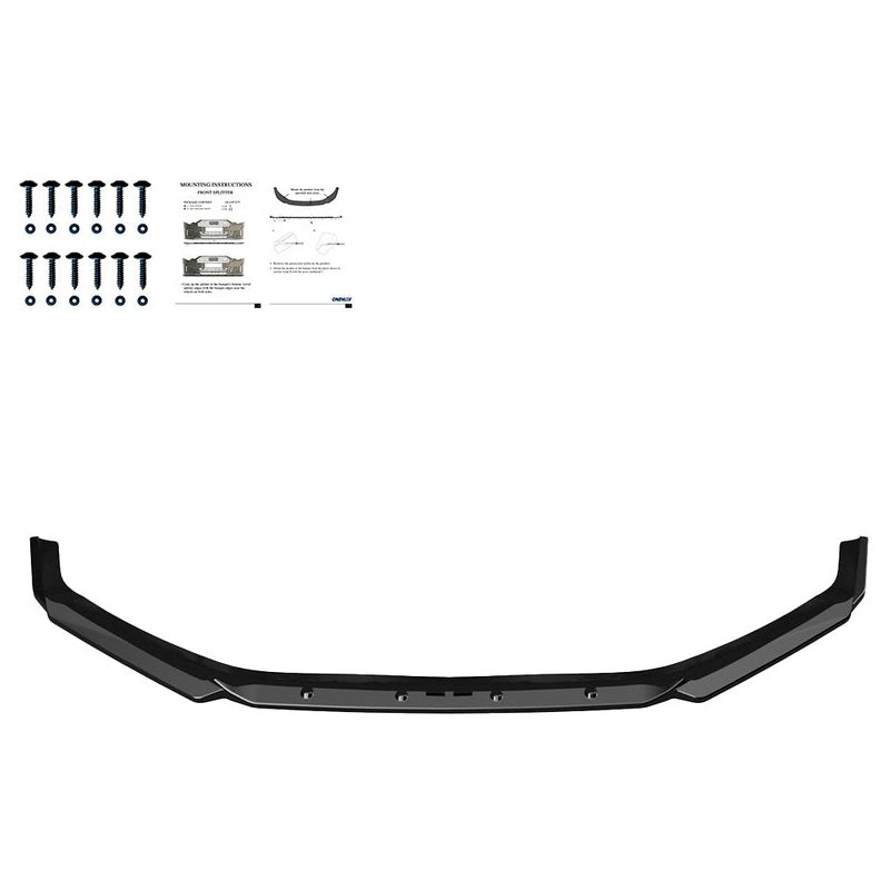 Oneway Frontspoiler passend für Hyundai I20 N MK3 2020- - Schwarz glänzend