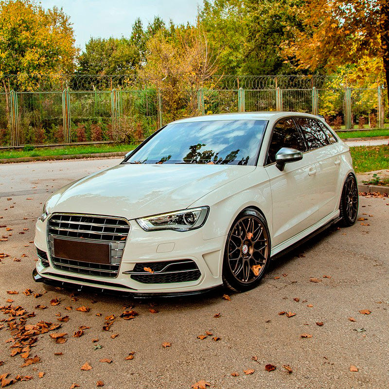 Oneway Frontspoiler passend für Audi S3 Sportback 8V 2013-2016 - Schwarz glänzend
