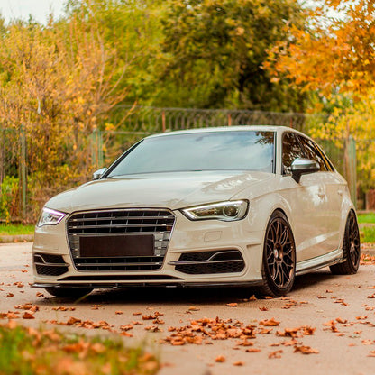 Oneway Frontspoiler passend für Audi S3 Sportback 8V 2013-2016 - Schwarz glänzend