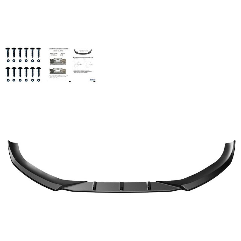 Oneway Frontspoiler passend für Audi S3 Sportback 8V 2013-2016 - Schwarz glänzend