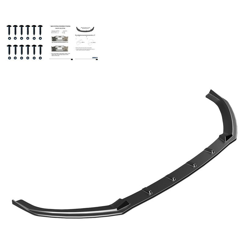Oneway Frontspoiler passend für Audi S3 Sportback 8V Facelift 2016-2020 - Version 2 - Schwarz glänzend