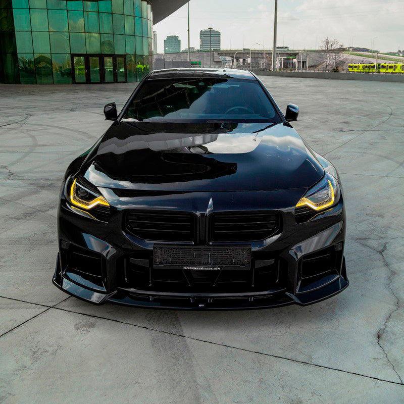 Oneway Frontspoiler passend für BMW M2 G87 Coupe 2023- - Schwarz glänzend